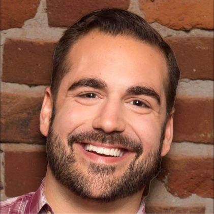 Harrison Greenbaum stand-up comedian smiling headshot NYC