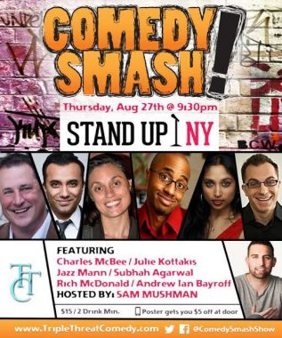 Comedy Smash! Series a Stand Up NY