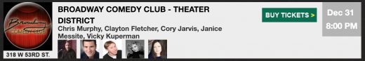 New Year's Eve 2019 Best NYC Comedy Show Tickets