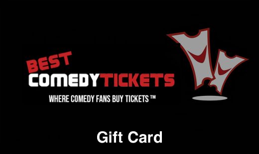 Best Comedy Tickets gift card for top NYC comedy clubs including New York Comedy Club, Broadway Comedy Club, and more.